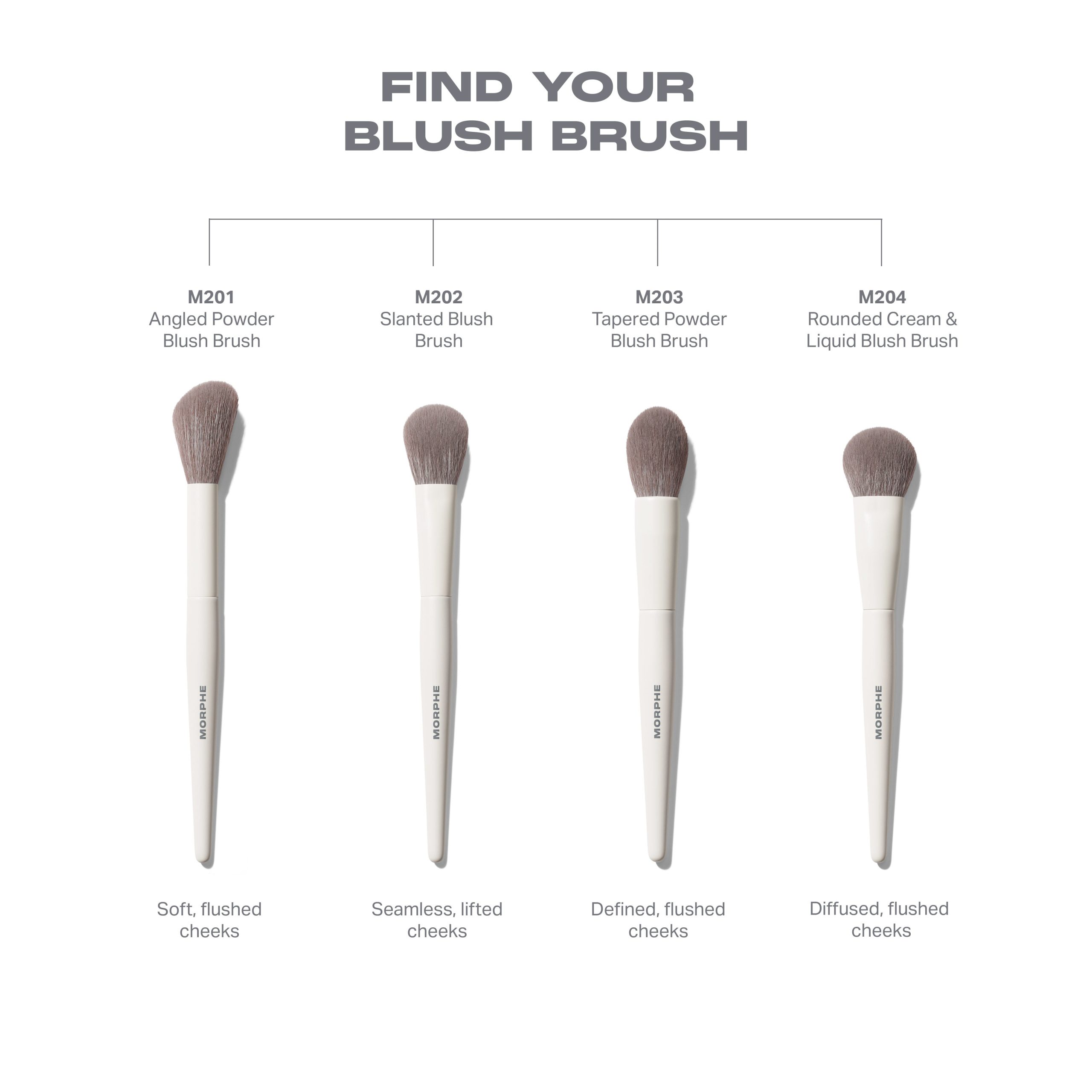 M202 Slanted Blush Brush - Image 5
