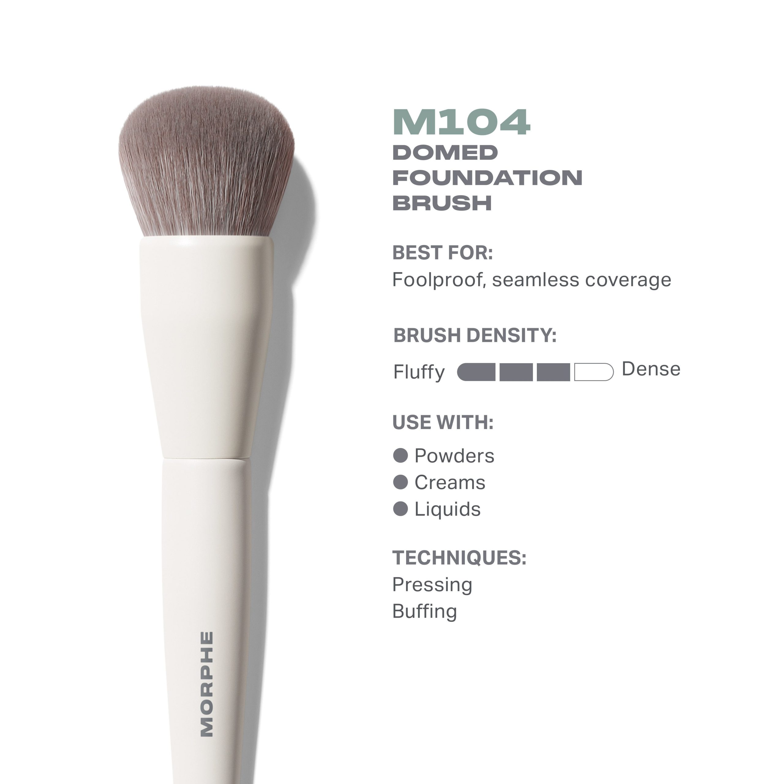 M104 Domed Foundation Brush - Image 2
