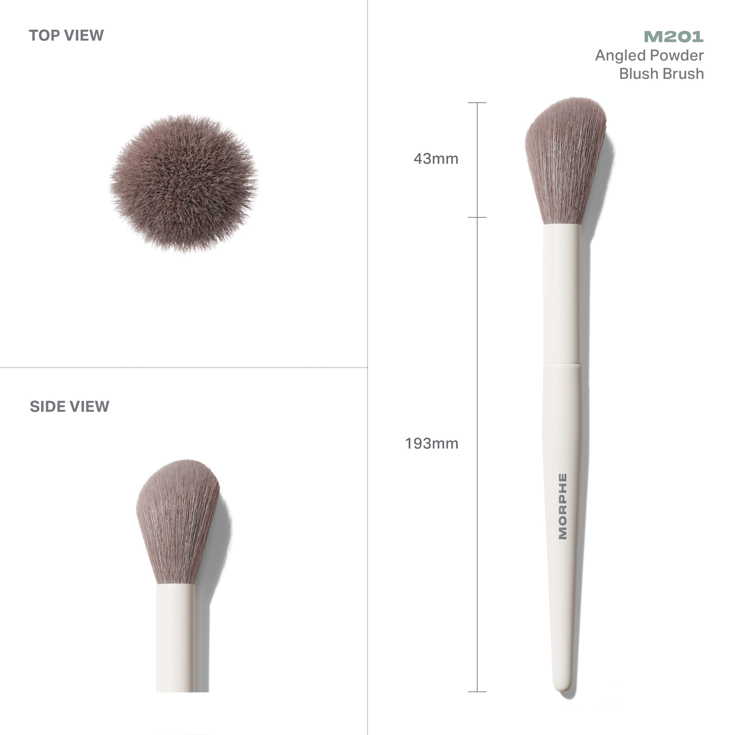 M201 Angled Powder Blush Brush - Image 4