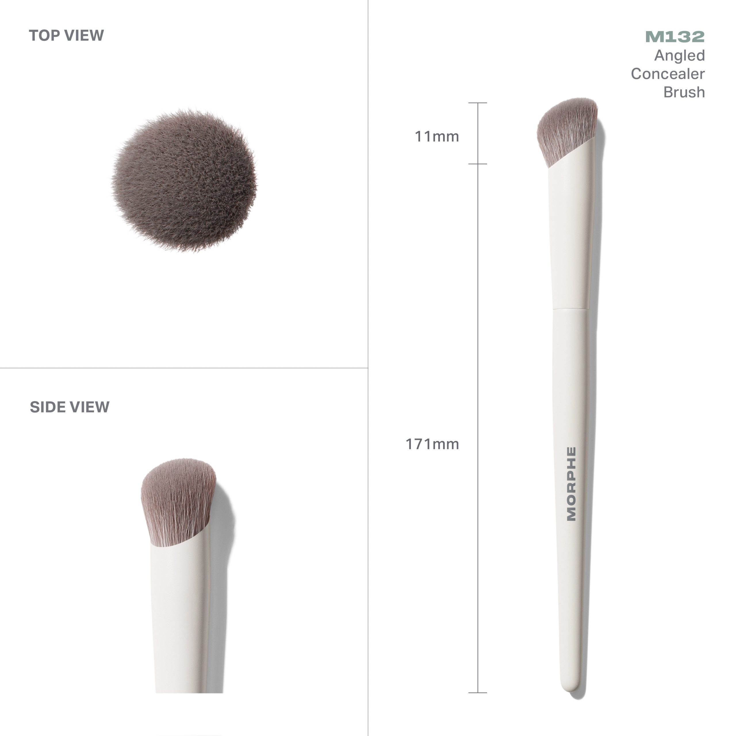 M132 Angled Concealer Brush - Image 4