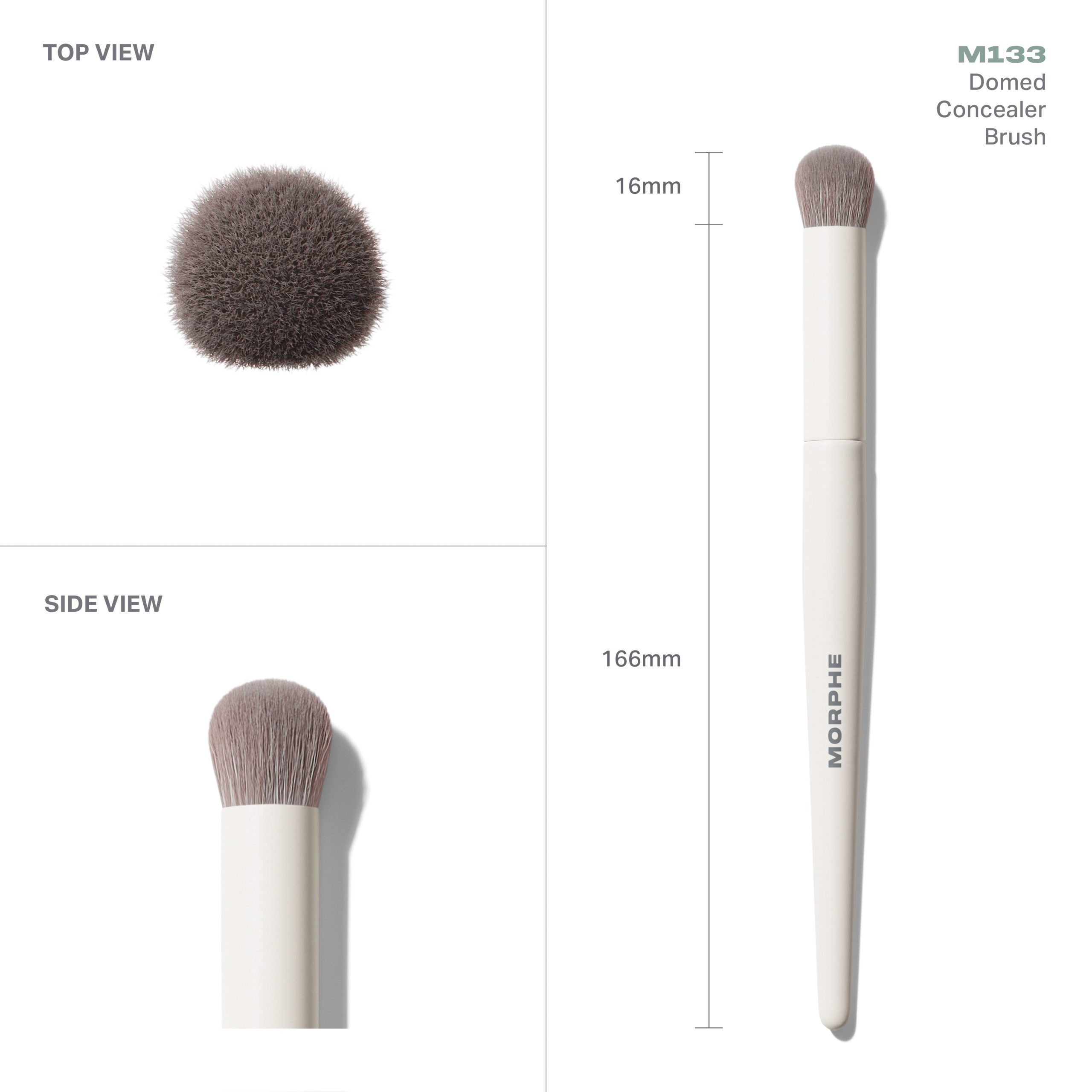M133 Domed Concealer Brush - Image 4