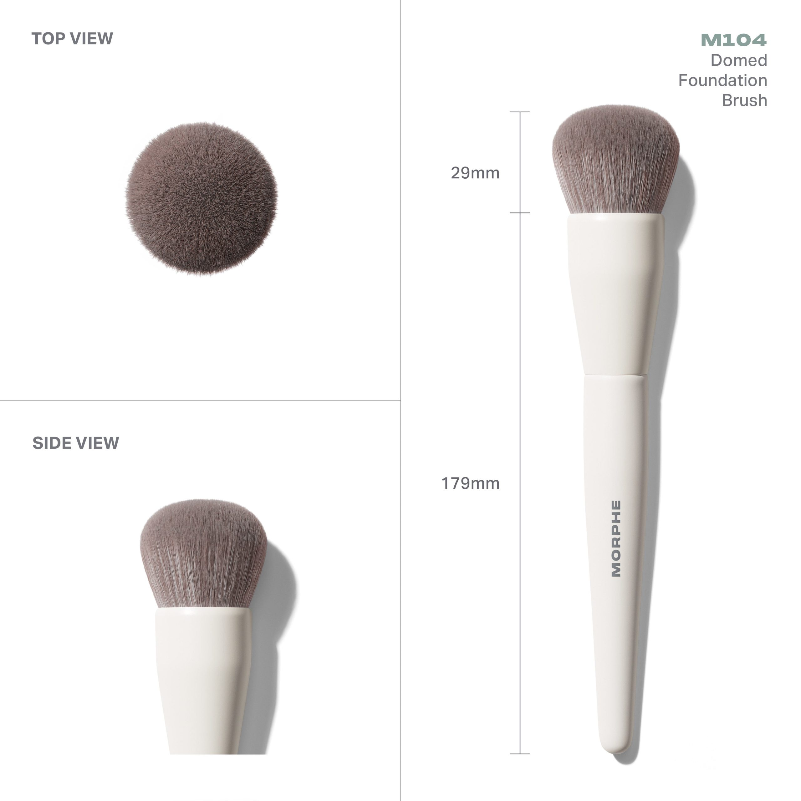 M104 Domed Foundation Brush - Image 3