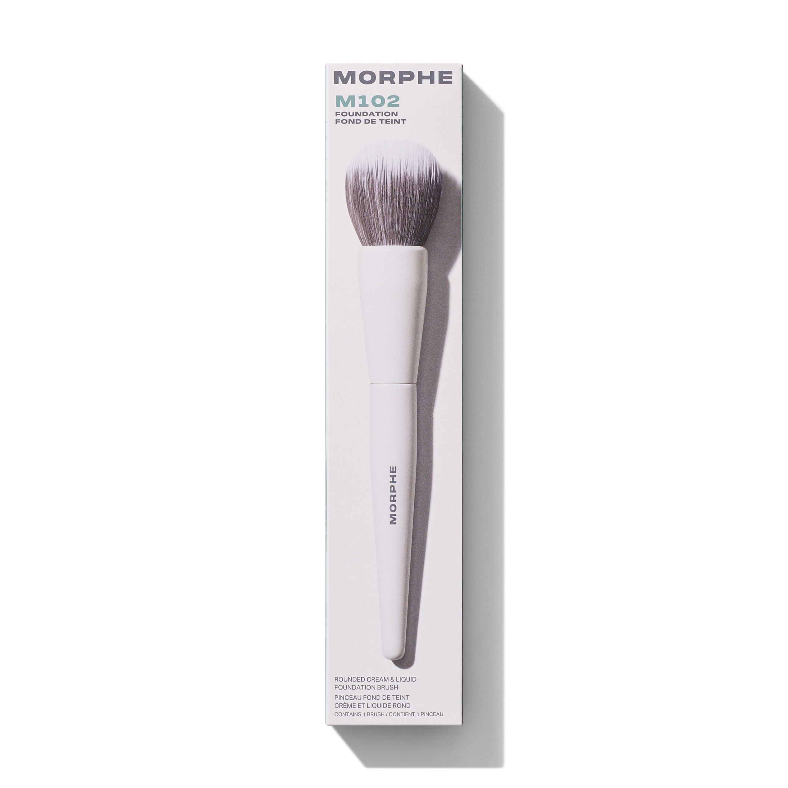 M102 Rounded Cream & Liquid Foundation Brush - Image 7