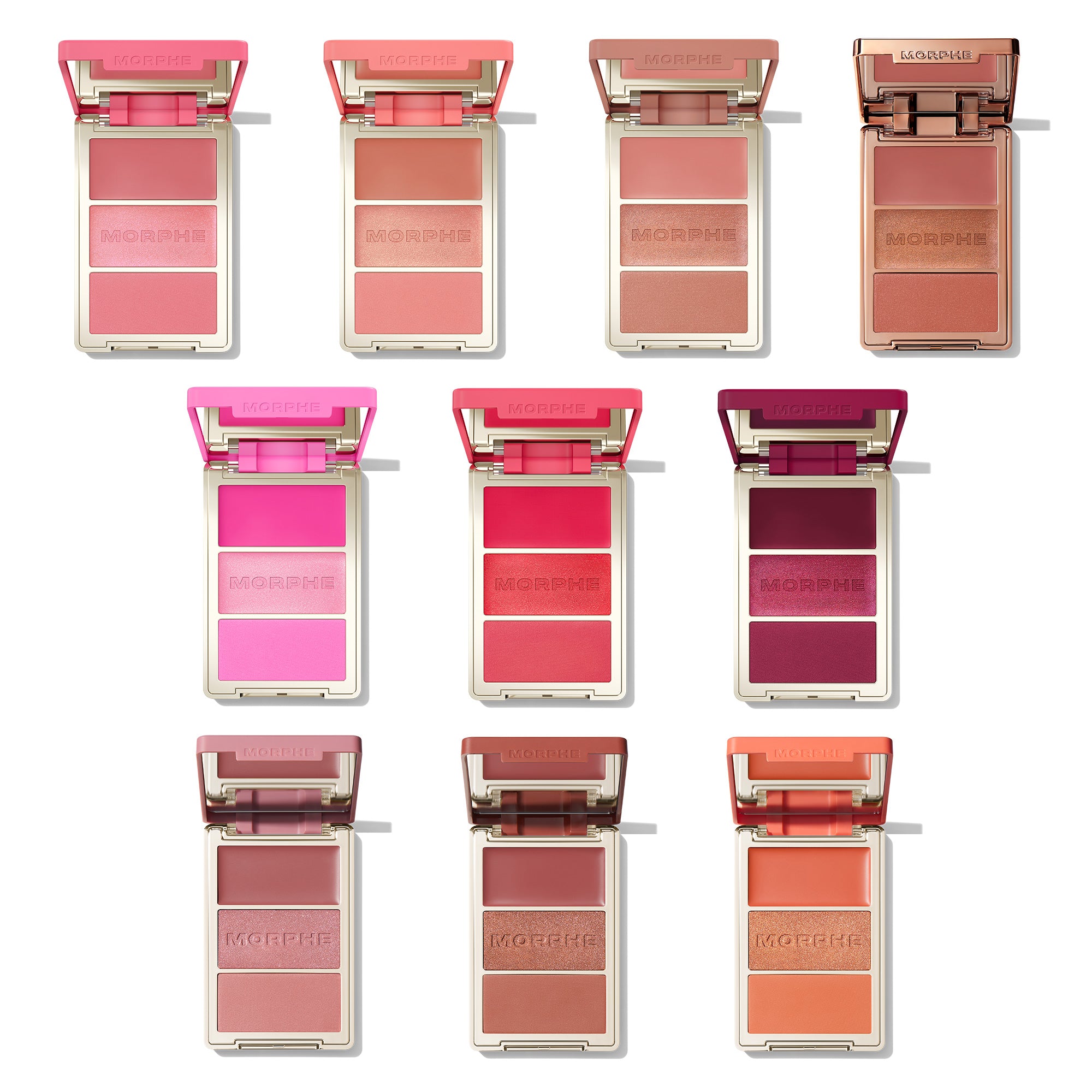 Cheek Thrills Multi-Finish Face Trio 10-Piece Collection