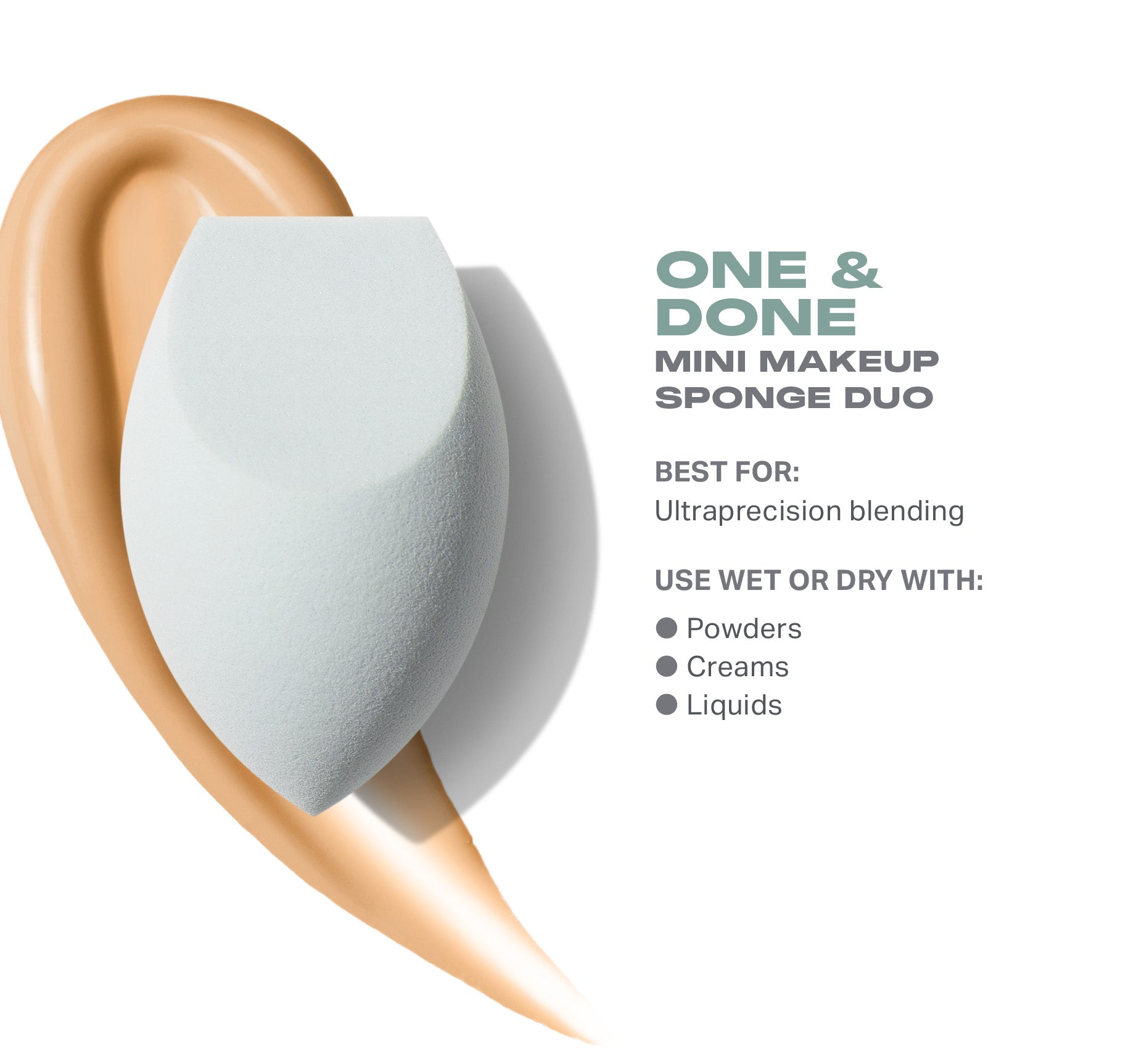 One & Done Mini Makeup Sponge Duo - Image 2