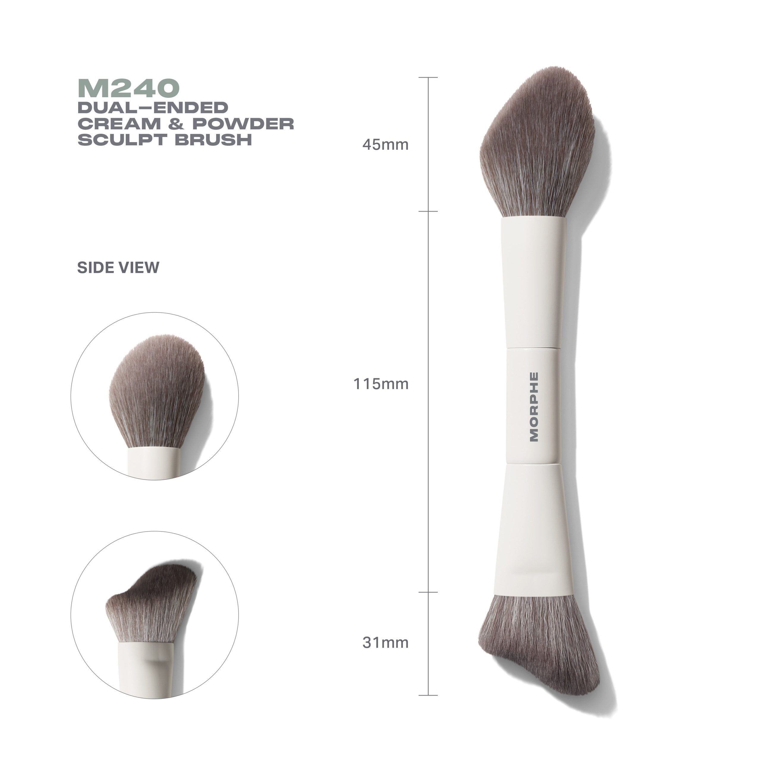 M240 Dual-Ended Cream & Powder Sculpt Brush - Image 4